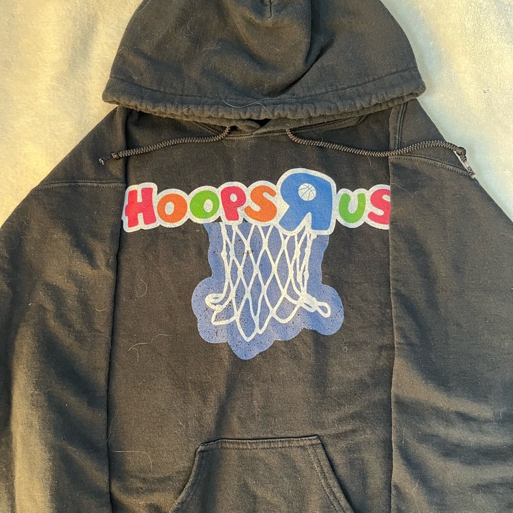 “HoopsRus” Basketball Themes Sweatshirt Small